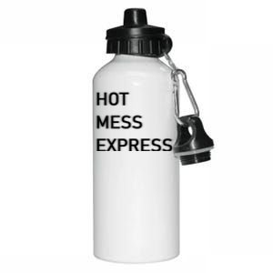 Hot Mess Express Mom Life Dad Life Gift Aluminum Water Bottle