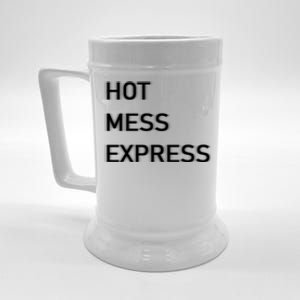 Hot Mess Express Mom Life Dad Life Gift Beer Stein