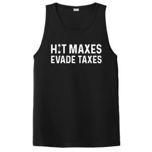 Hit Maxes Evade Taxes Gym Bodybuilding PosiCharge Competitor Tank