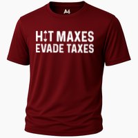 Hit Maxes Evade Taxes Gym Bodybuilding Cooling Performance Crew T-Shirt