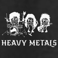 Heavy Metals Funny Chemistry Periodic Table Joke 7 Panel Mesh Trucker Snapback Hat