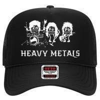 Heavy Metals Funny Chemistry Periodic Table Joke High Crown Mesh Back Trucker Hat