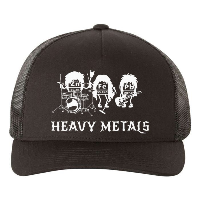 Heavy Metals Funny Chemistry Periodic Table Joke Yupoong Adult 5-Panel Trucker Hat