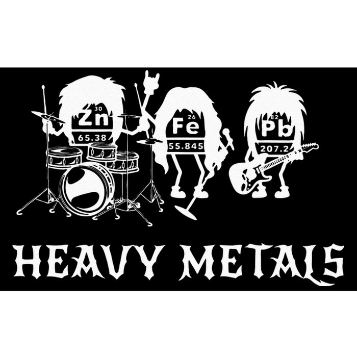 Heavy Metals Funny Chemistry Periodic Table Joke Bumper Sticker