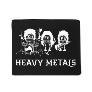 Heavy Metals Funny Chemistry Periodic Table Joke Mousepad