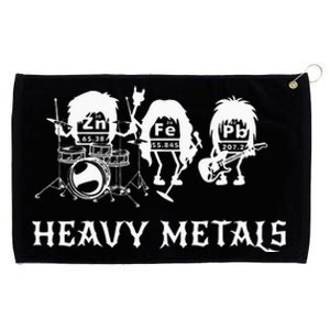 Heavy Metals Funny Chemistry Periodic Table Joke Grommeted Golf Towel