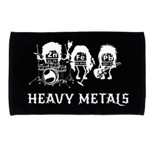 Heavy Metals Funny Chemistry Periodic Table Joke Microfiber Hand Towel