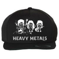 Heavy Metals Funny Chemistry Periodic Table Joke Wool Snapback Cap