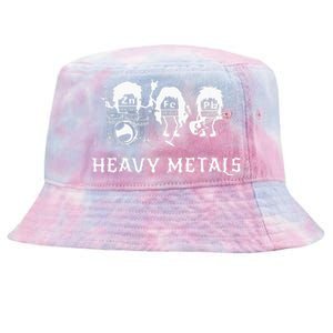 Heavy Metals Funny Chemistry Periodic Table Joke Tie-Dyed Bucket Hat