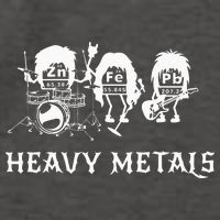 Heavy Metals Funny Chemistry Periodic Table Joke Vector Backpack