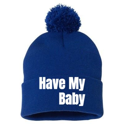 Have My Flirt Bro Frat College Mom Daddy Funny Cute Gag Gift Pom Pom 12in Knit Beanie