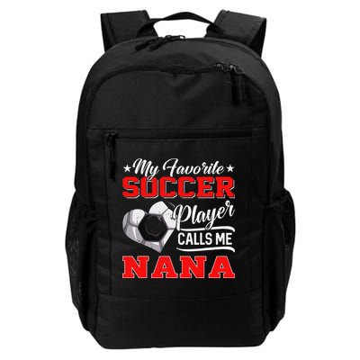 Heart My Favorite Soccer Player Calls Me Nana Backpack