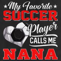 Heart My Favorite Soccer Player Calls Me Nana Adult Drive Performance Visor