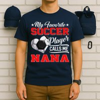 Heart My Favorite Soccer Player Calls Me Nana T-Shirt