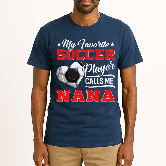 Heart My Favorite Soccer Player Calls Me Nana Tall T-Shirt