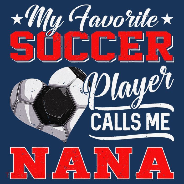 Heart My Favorite Soccer Player Calls Me Nana Visor