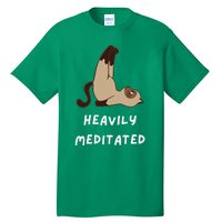 Heavily Meditated Funny Yoga Spiritual Tall T-Shirt