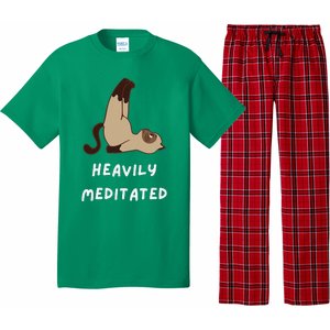 Heavily Meditated Funny Yoga Spiritual Pajama Set