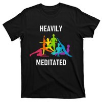 Heavily Meditated Funny Yoga Spiritual T-Shirt