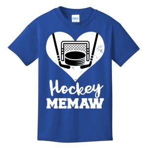 Hockey Memaw Funny Hockey Player Memaw Gift Kids T-Shirt