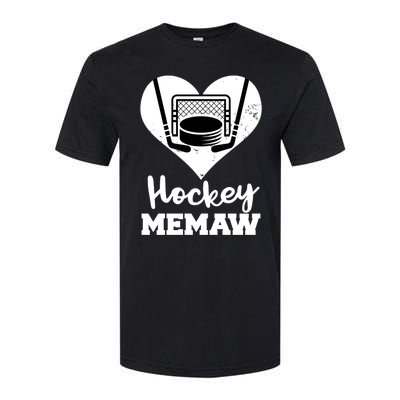 Hockey Memaw Funny Hockey Player Memaw Gift Softstyle® CVC T-Shirt