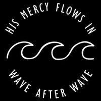 His Mercy Flows In Wave After Wave Christianity Flatbill Hat