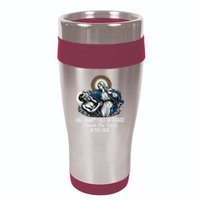 Hail Mary Full Of Grace Punch The Devil In The Face Catholic 16oz Travel Tumbler