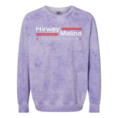 Hirway Malina For A Flentl Tomorrow Colorblast Crewneck Sweatshirt