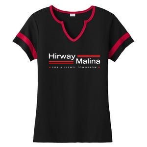 Hirway Malina For A Flentl Tomorrow Ladies Halftime Notch Neck Tee