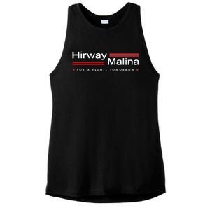 Hirway Malina For A Flentl Tomorrow Ladies PosiCharge Tri-Blend Wicking Tank