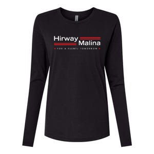 Hirway Malina For A Flentl Tomorrow Womens Cotton Relaxed Long Sleeve T-Shirt