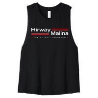 Hirway Malina For A Flentl Tomorrow Women's Racerback Cropped Tank