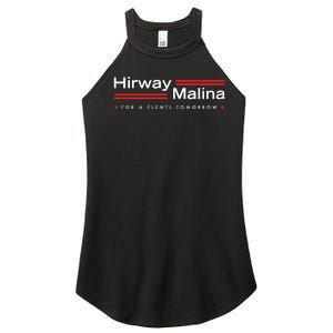 Hirway Malina For A Flentl Tomorrow Women's Perfect Tri Rocker Tank