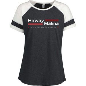 Hirway Malina For A Flentl Tomorrow Enza Ladies Jersey Colorblock Tee