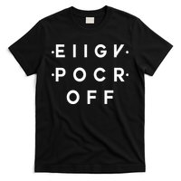 Hidden Message Fck Off Funny T-Shirt