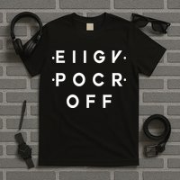 Hidden Message Fck Off Funny T-Shirt