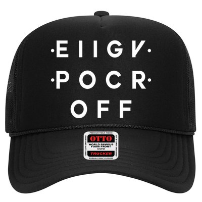 Hidden Message Fck Off Funny Trucker Hat
