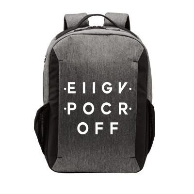 Hidden Message Fck Off Funny Vector Backpack