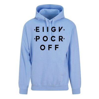 Hidden Message Fck Off Funny Unisex Surf Hoodie