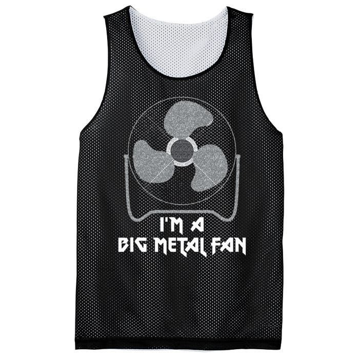 Heavy Metal Fan Big Metal Fan Funny Music Rock And Roll Mesh Reversible Basketball Jersey Tank