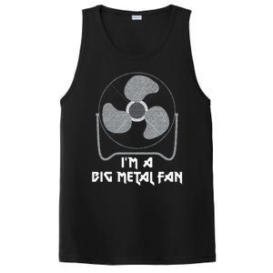 Heavy Metal Fan Big Metal Fan Funny Music Rock And Roll PosiCharge Competitor Tank