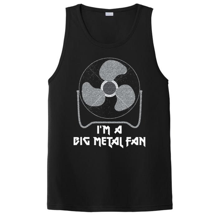 Heavy Metal Fan Big Metal Fan Funny Music Rock And Roll PosiCharge Competitor Tank