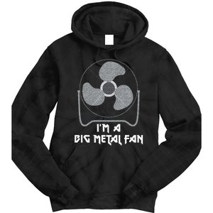 Heavy Metal Fan Big Metal Fan Funny Music Rock And Roll Tie Dye Hoodie