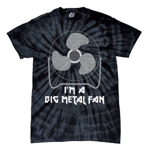 Heavy Metal Fan Big Metal Fan Funny Music Rock And Roll Tie-Dye T-Shirt