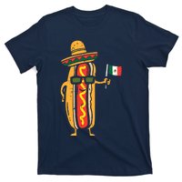 Hotdog Mexican Flag Funny Cinco De Mayo Food T-Shirt