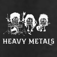 Heavy Metals Funny Chemistry Periodic Table Joke 7 Panel Mesh Trucker Snapback Hat
