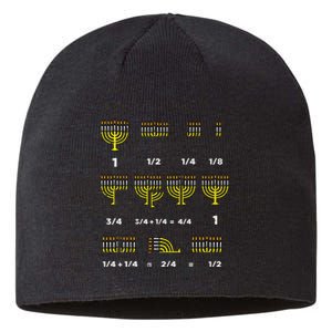 Hanukkah Math Fractions Menorah Chanukah Teacher Sustainable Beanie