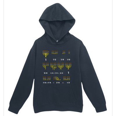 Hanukkah Math Fractions Menorah Chanukah Teacher Urban Pullover Hoodie