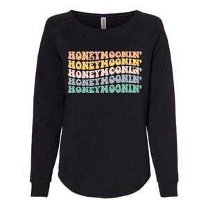 Honey Moonin Fun Honeymooning Honeymoon Vacation Womens California Wash Sweatshirt