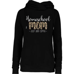 Homeschool Mom For Homeschool Mama Coffee  Womens Funnel Neck Pullover Hood